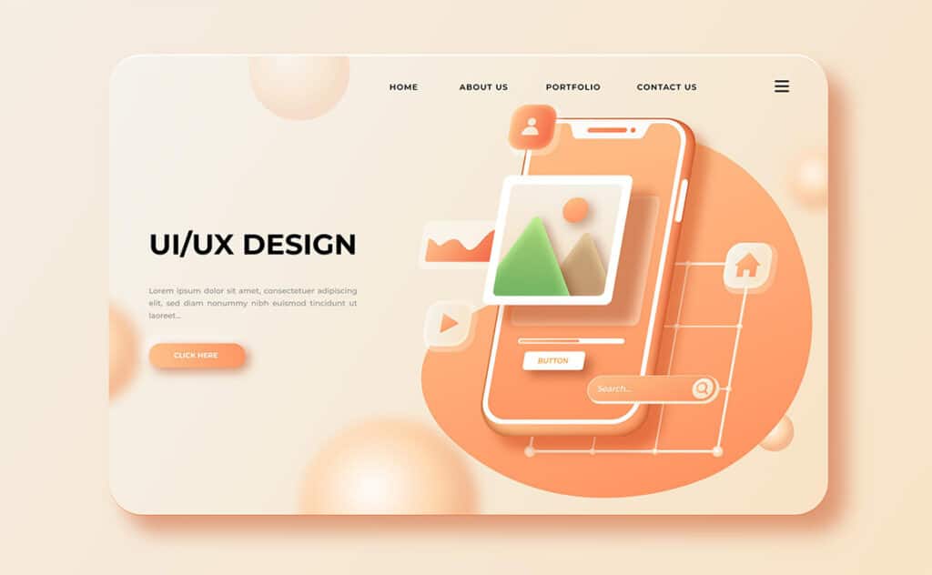 UX page design